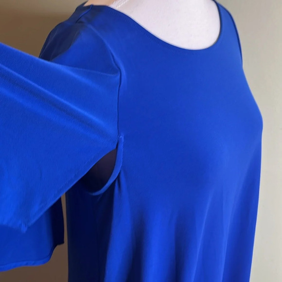 💰Calvin Klein round neck butterfly short sleeve Shift stretchy swing dress - Picture 7 of 13